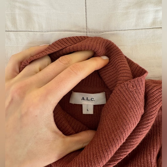 A.L.C. turtleneck sweater, size L, gold buttons. Perfect condition, worn once. - Picture 3 of 3